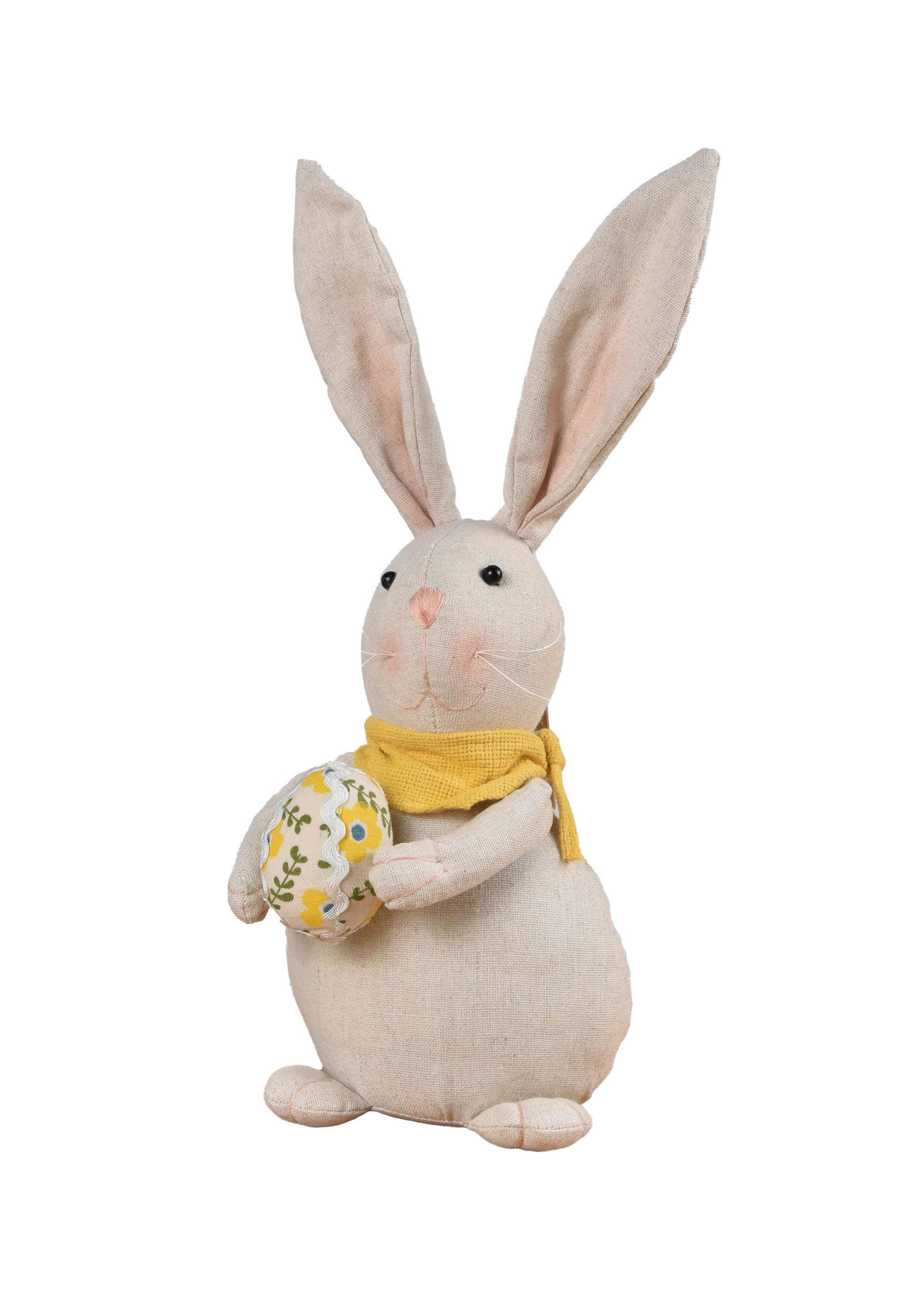 DEKOHASE   - Gelb/Beige, LIFESTYLE, Holz/Kunststoff (13/21/12cm)