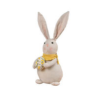 DEKOHASE   - Gelb/Beige, LIFESTYLE, Holz/Kunststoff (13/21/12cm)