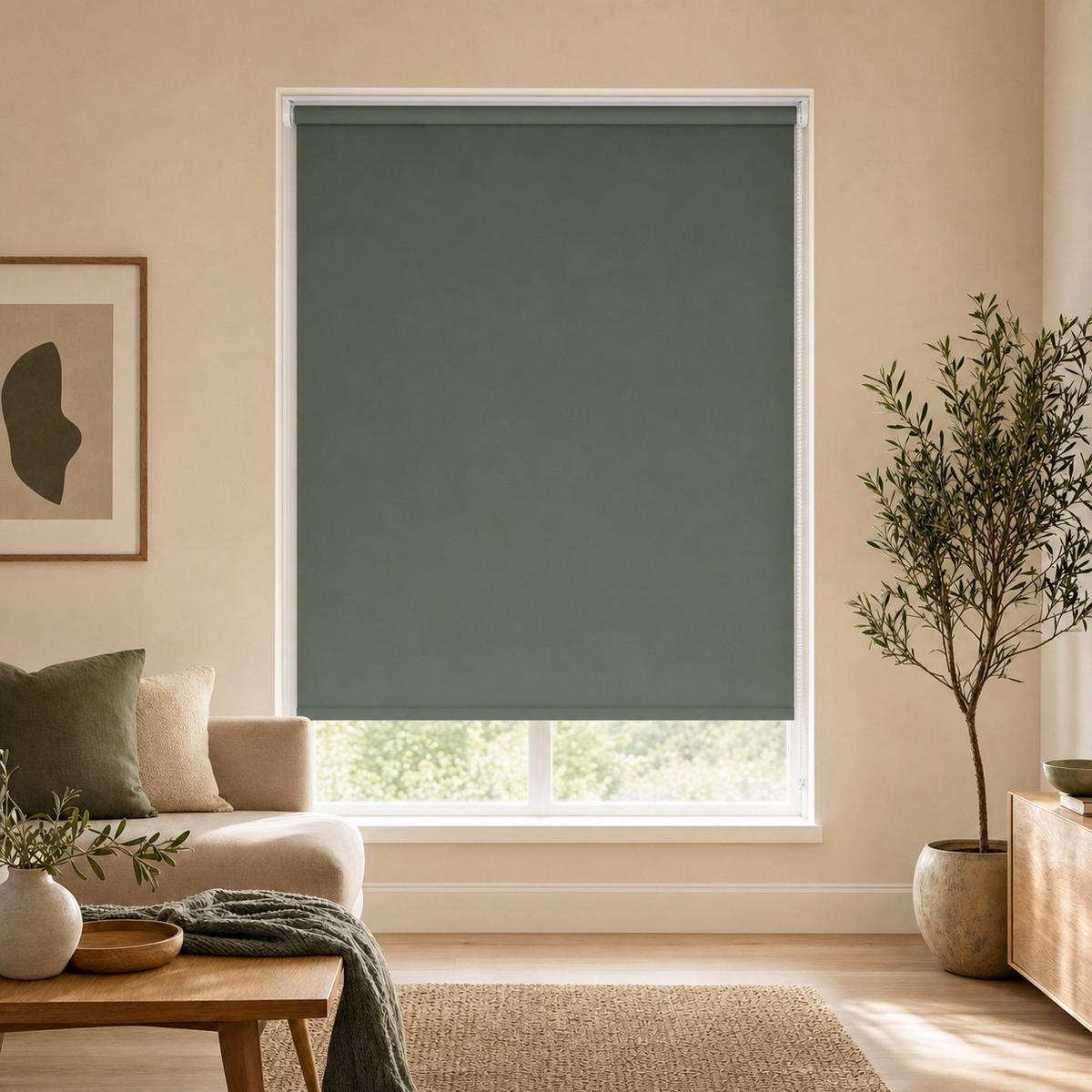 ROLO montaža bez bušenja zelena  - zelena, Osnovno (100/160cm) - Homeware