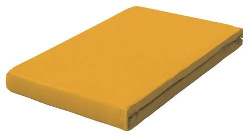 BOXSPRING-SPANNLEINTUCH 180-200/200-220 cm Jersey  - Currygelb, Basics, Textil (180-200/200-220cm) - Schlafgut