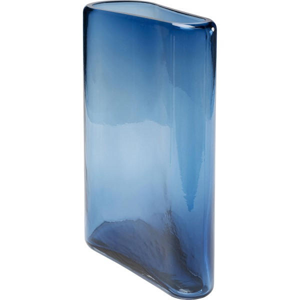 VASE 40 cm  - Blau, Design, Glas (25/40/11cm) - Kare-Design