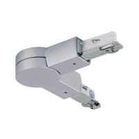 SCHIENENSYSTEM-VERBINDER - Chromfarben, Basics, Metall (15,9/1,8cm) - Paulmann