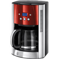 FILTERKAFFEEMASCHINE Kaffeemaschine  - Rot, Basics, Kunststoff (23/34/22cm) - Russell Hobbs