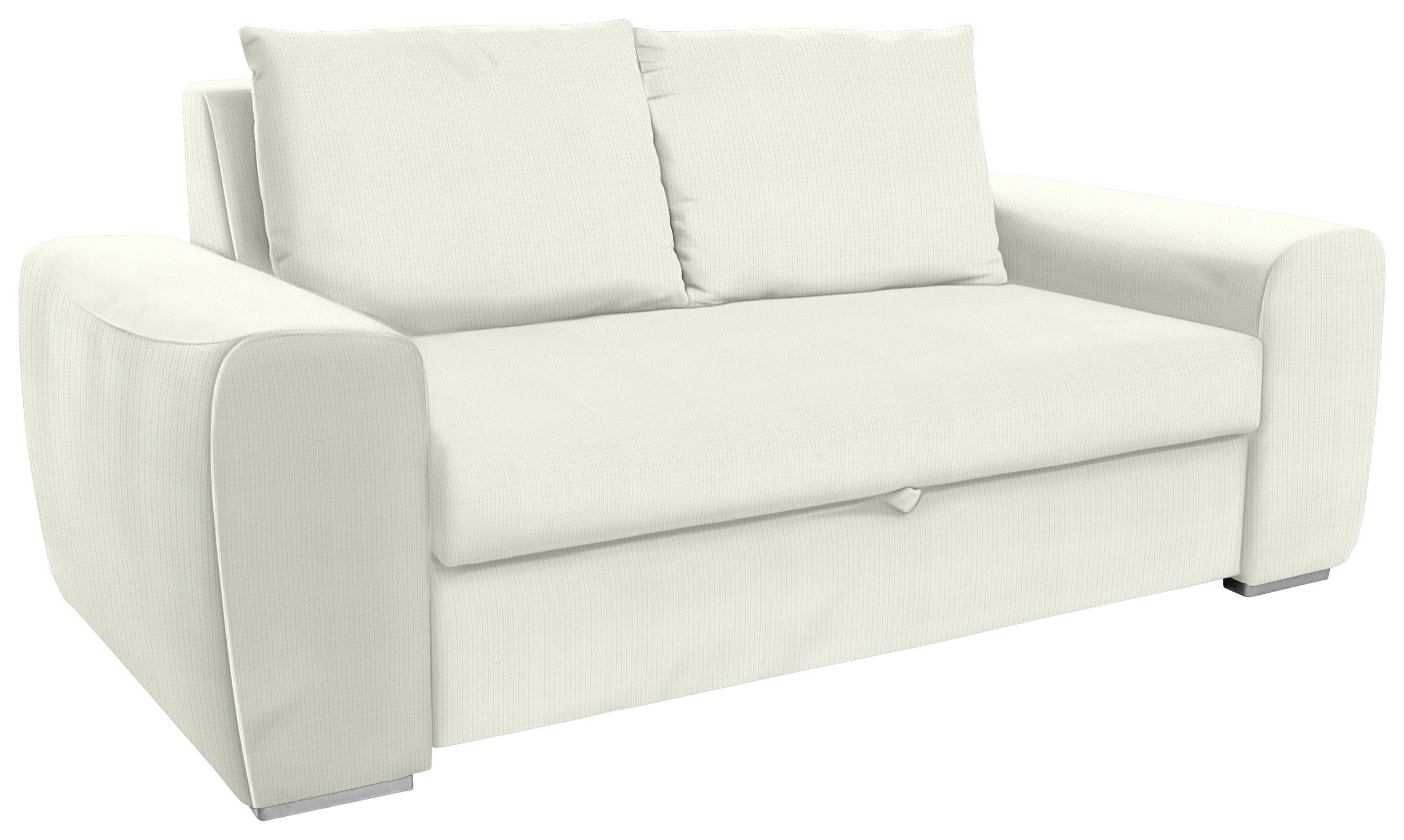 SCHLAFSOFA in Naturfarben  - Chromfarben/Naturfarben, Design, Holz/Textil (199/92/97cm) - Hom`in