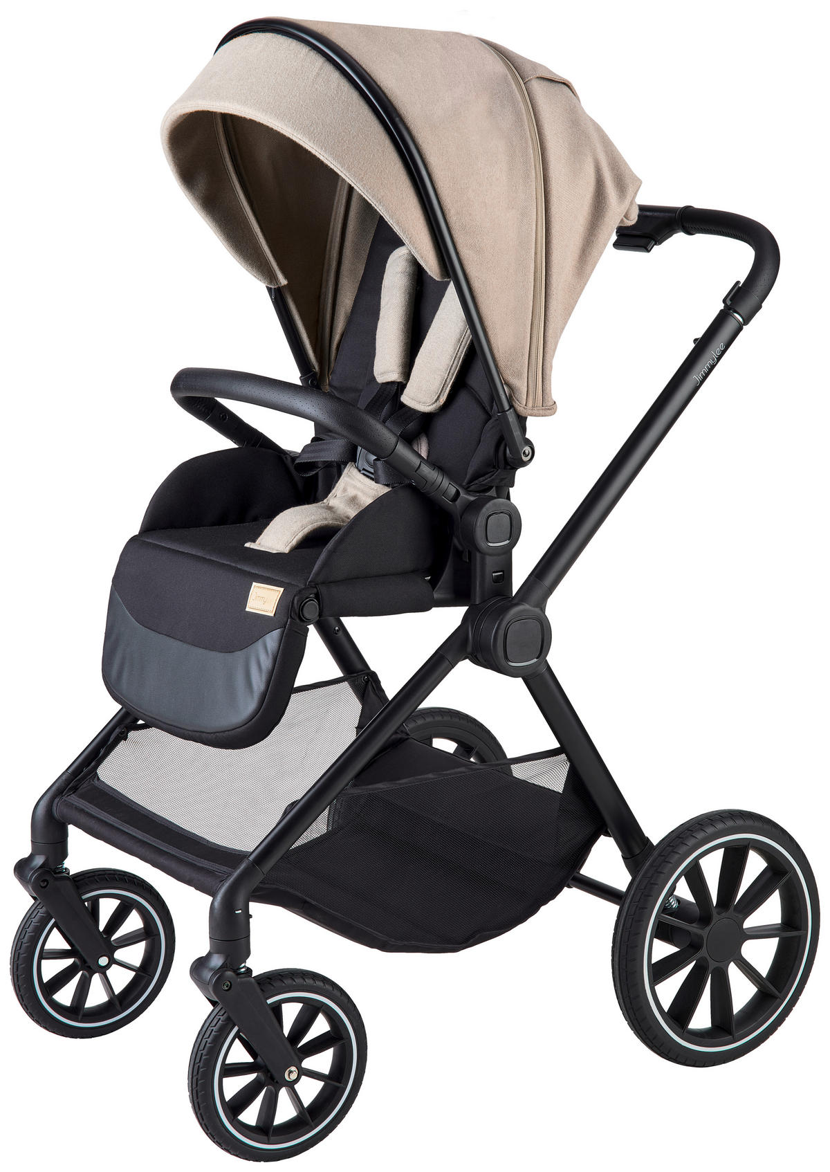 BARNVAGNSSET  - beige/svart, Trend, metall/textil (73/61/110cm) - Jimmylee