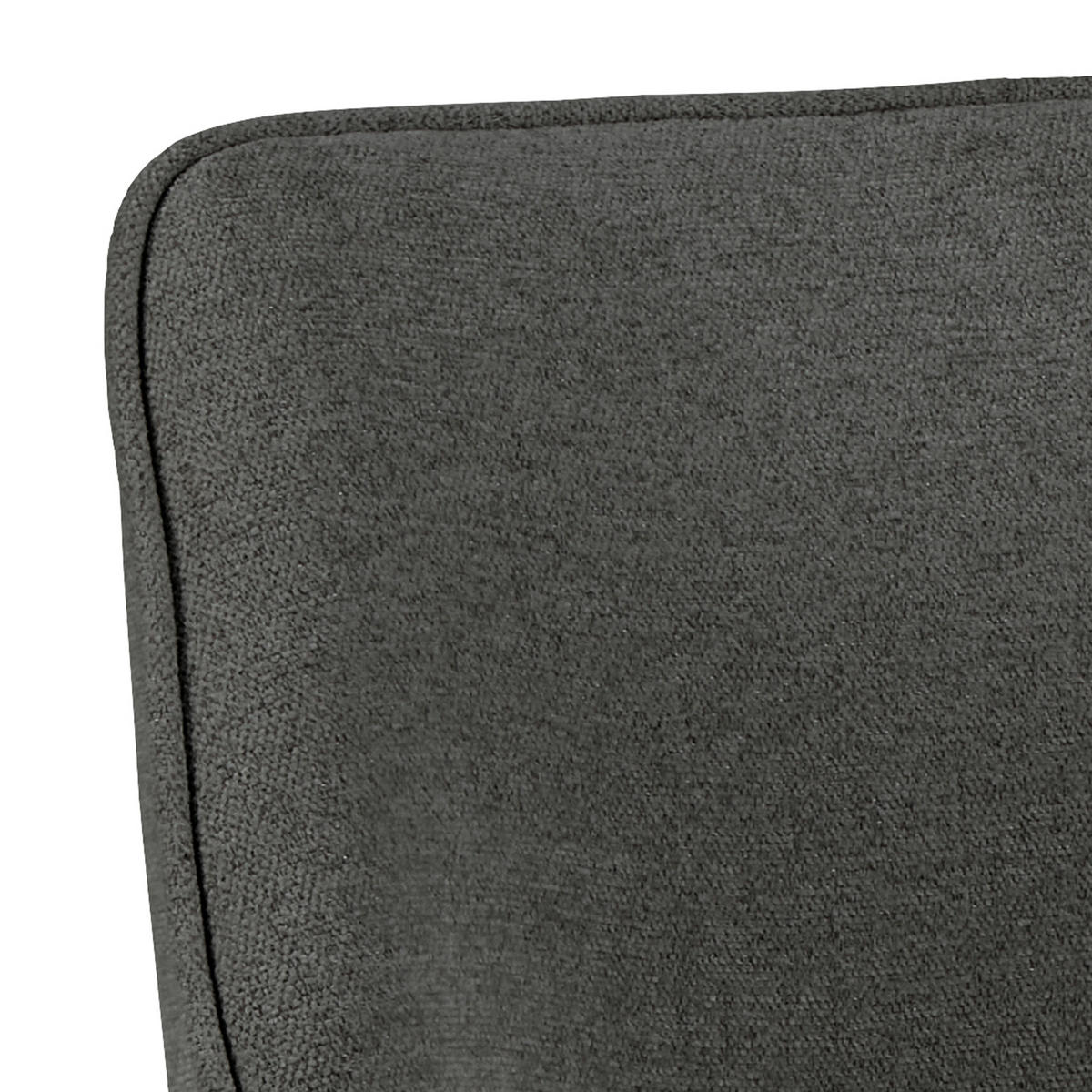 ARMLEHNSTUHL  in Stahl Flachgewebe  - Anthrazit/Schwarz, Design, Textil/Metall (60/85/63cm) - MID.YOU