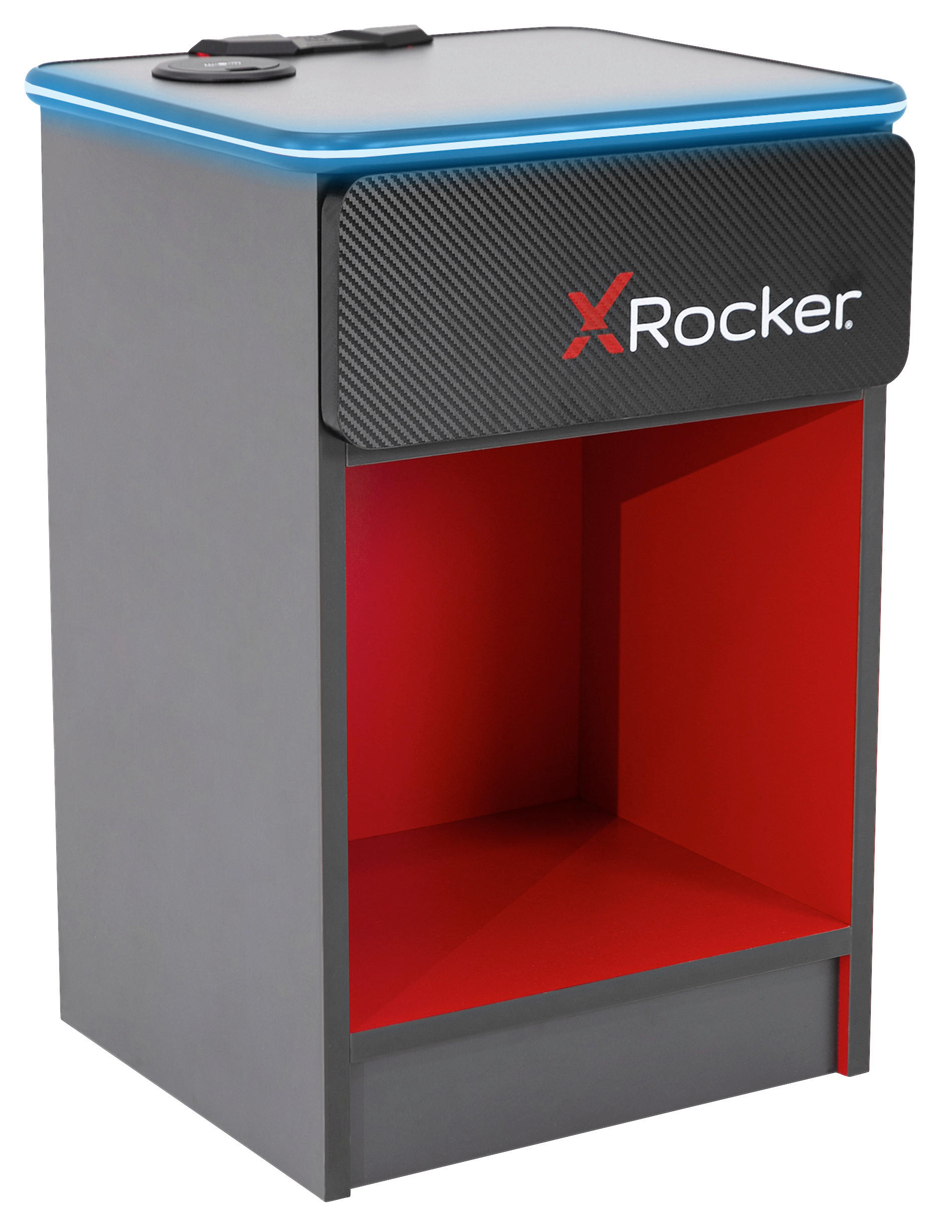 X Rocker NOČNÍ STOLEK červená, černá