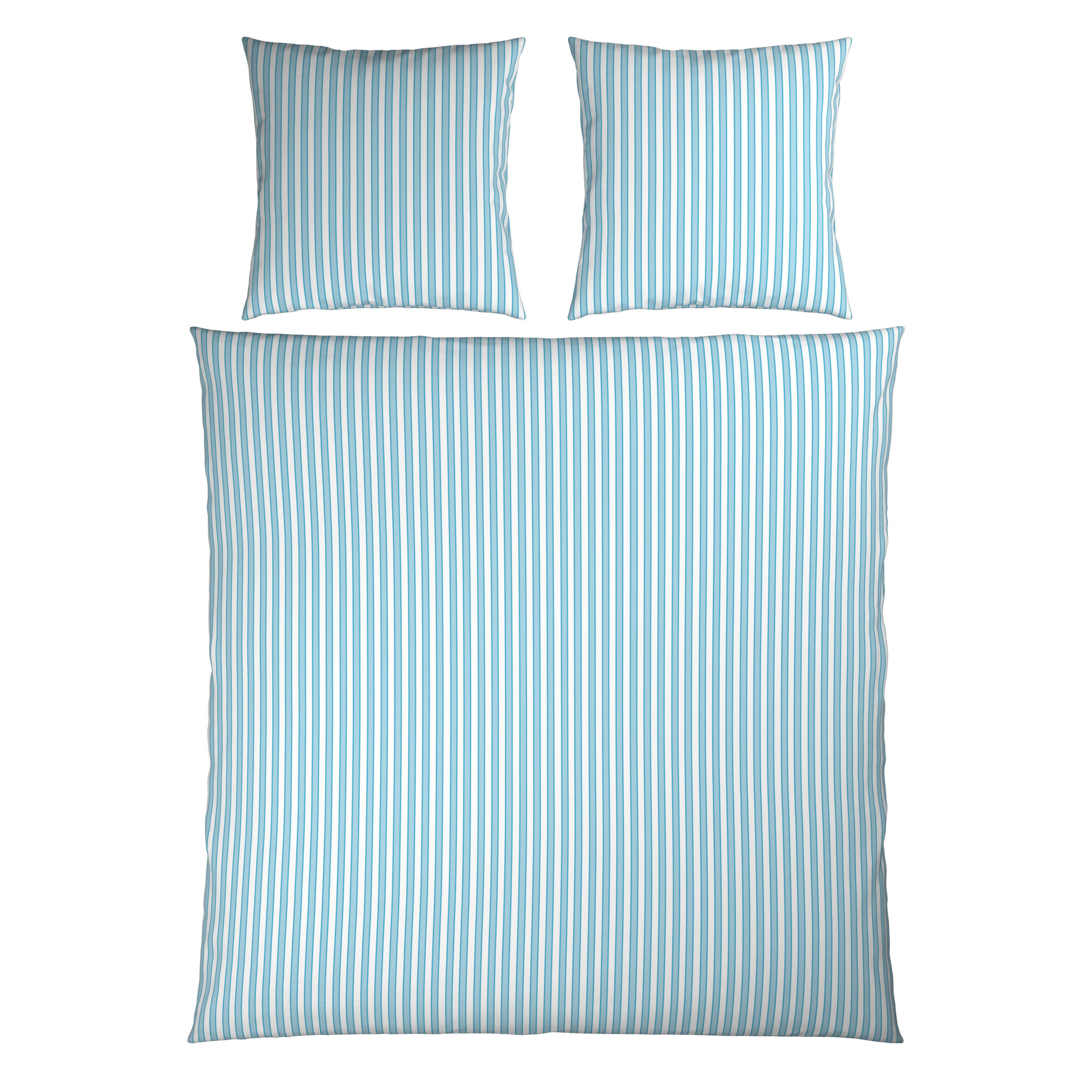 BETTWÄSCHE Renforcé 200/200 cm  - Weiß/Grau, Textil (200/200cm) - Novel