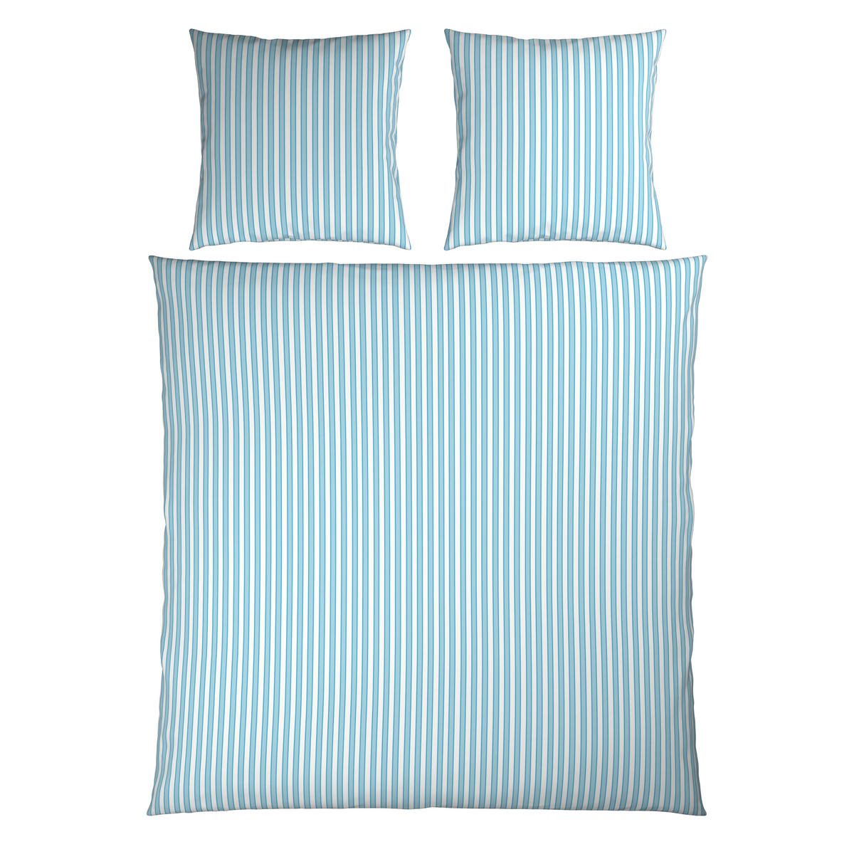 BETTWÄSCHE Renforcé 200/200 cm  - Weiß/Grau, Textil (200/200cm) - Novel