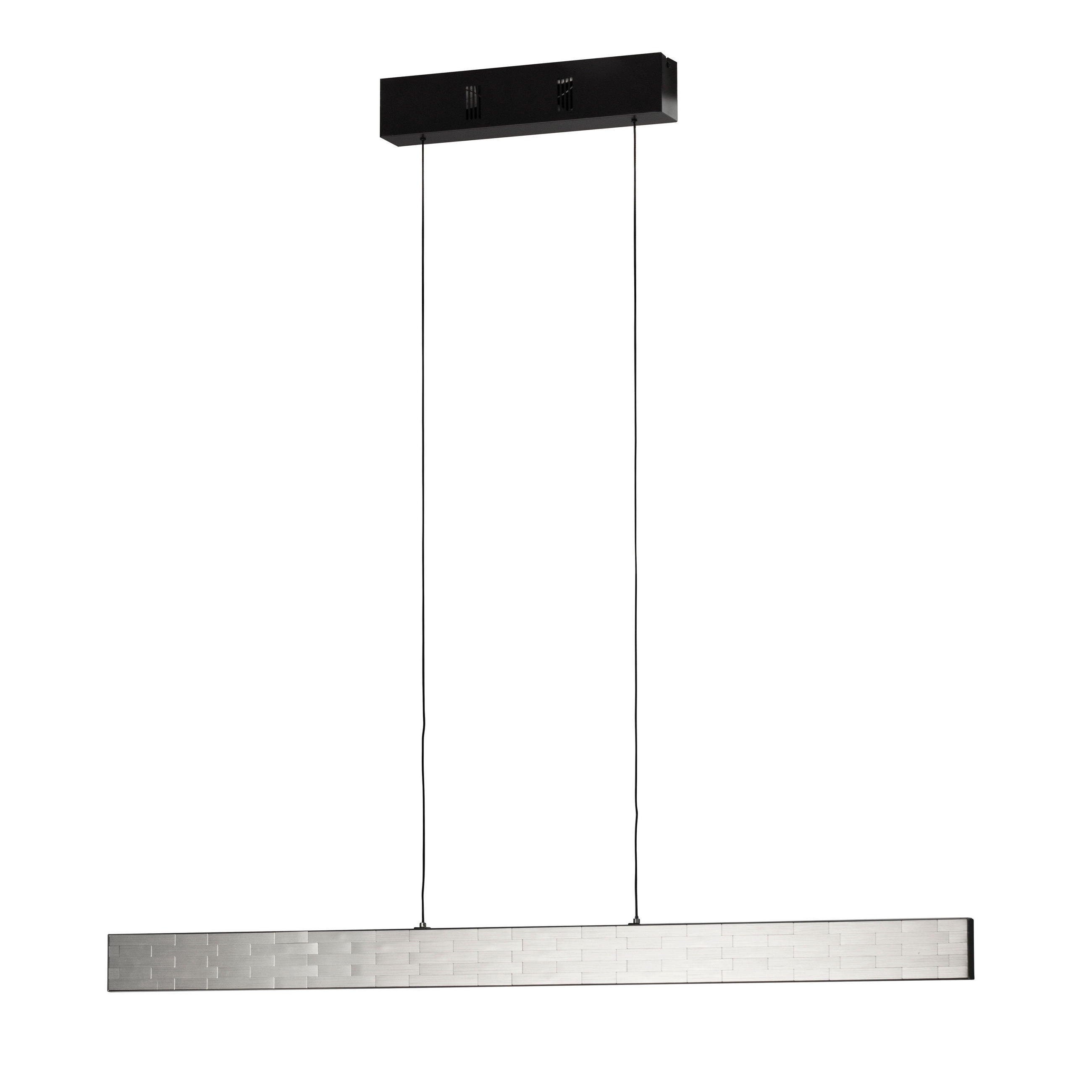 LED-HÄNGELEUCHTE 118,5/6/120-150 cm  - Nickelfarben, Design (118,5/6/120-150cm)