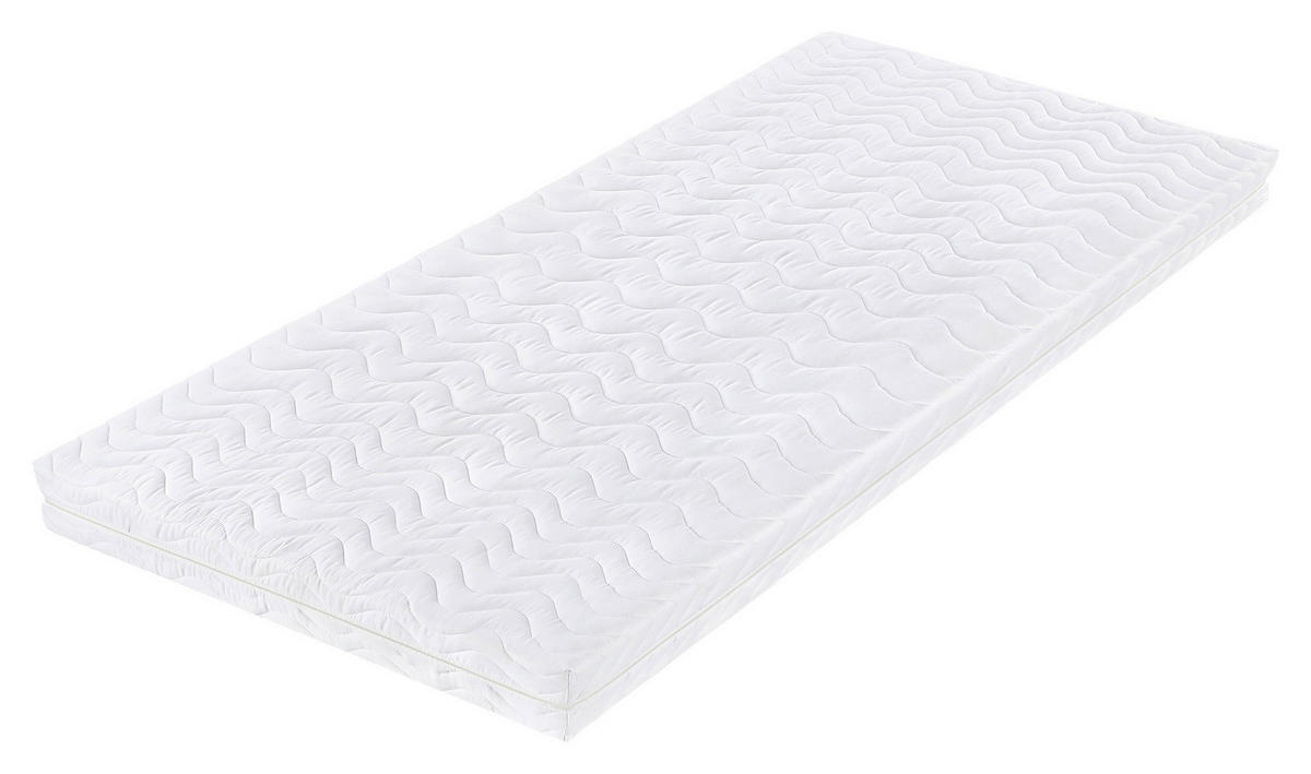MATRAC, 90/200 cm - biela, Basics, textil (90/200cm) - Carryhome