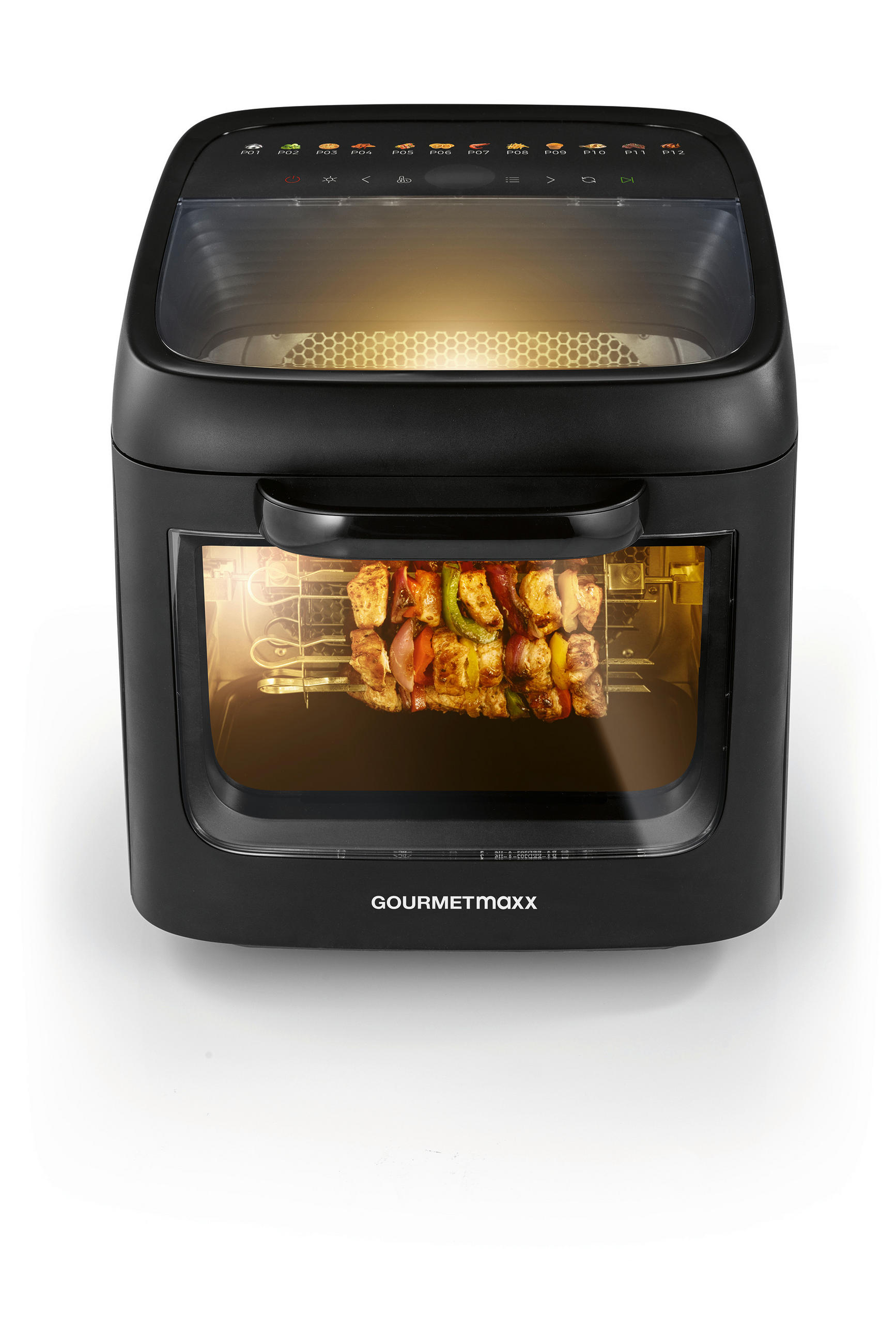 MINIBACKOFEN GOURMETmaxx  - Schwarz, Basics, Kunststoff/Metall (44,6/33,7/35,5cm)