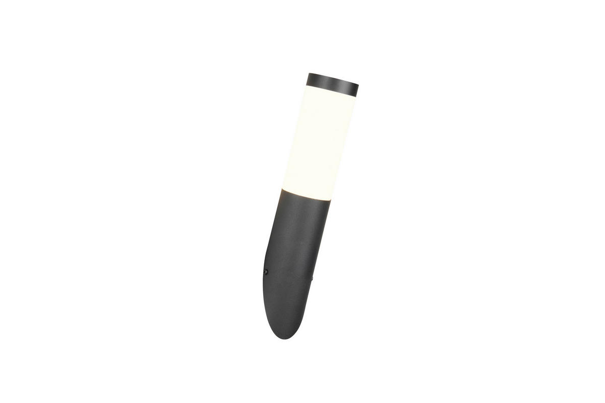 VÄGGLAMPA FÖR UTOMHUS - vit/svart, Design, metall/plast (7,5/17/39cm) - Trio Leuchten