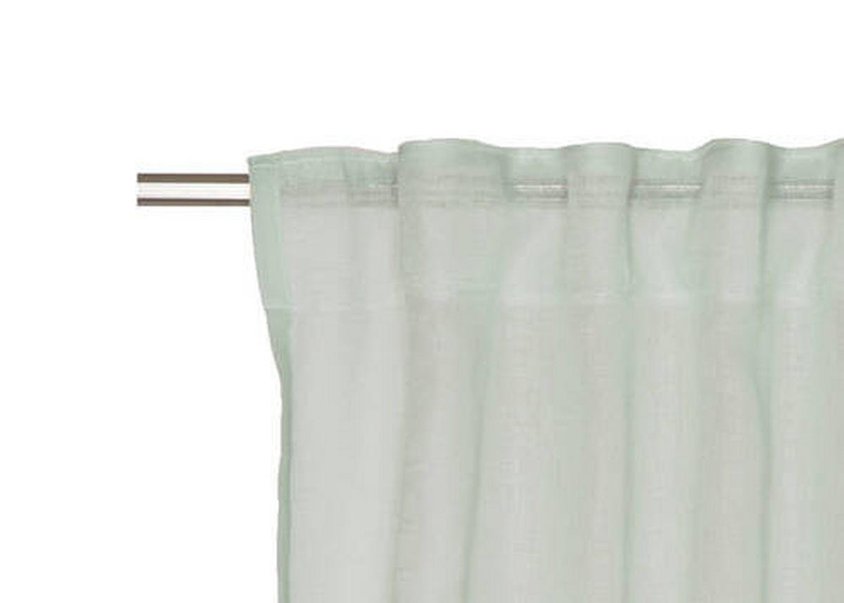 VORHANGSCHAL transparent  - Hellgrün, Basics, Textil (130/250cm) - Schöner Wohnen