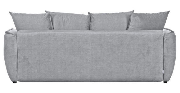 SCHLAFSOFA Flachgewebe Hellgrau  - Hellgrau/Schwarz, KONVENTIONELL, Kunststoff/Textil (250/70/118cm) - Carryhome