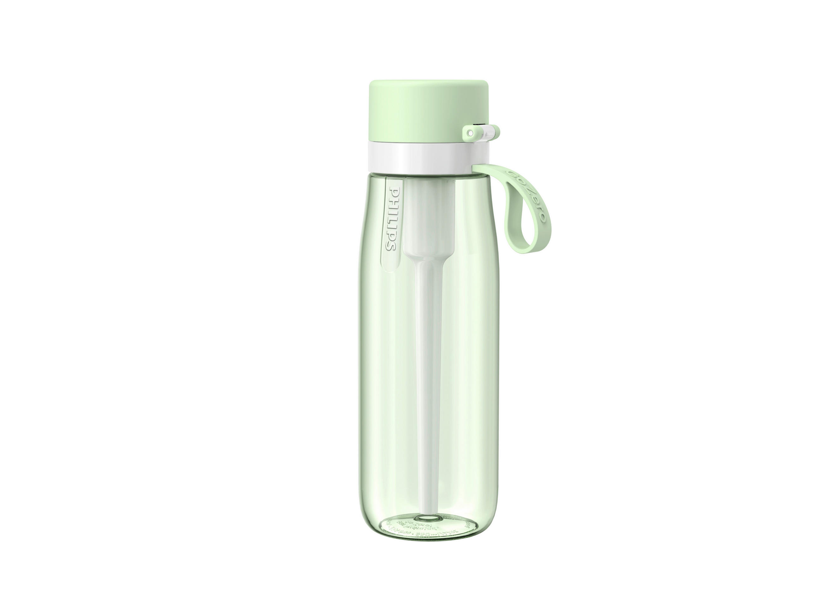 Wasserflasche mit Filter   - Grün, Basics, Kunststoff (7,5/7,5/23,7cm) - Philips