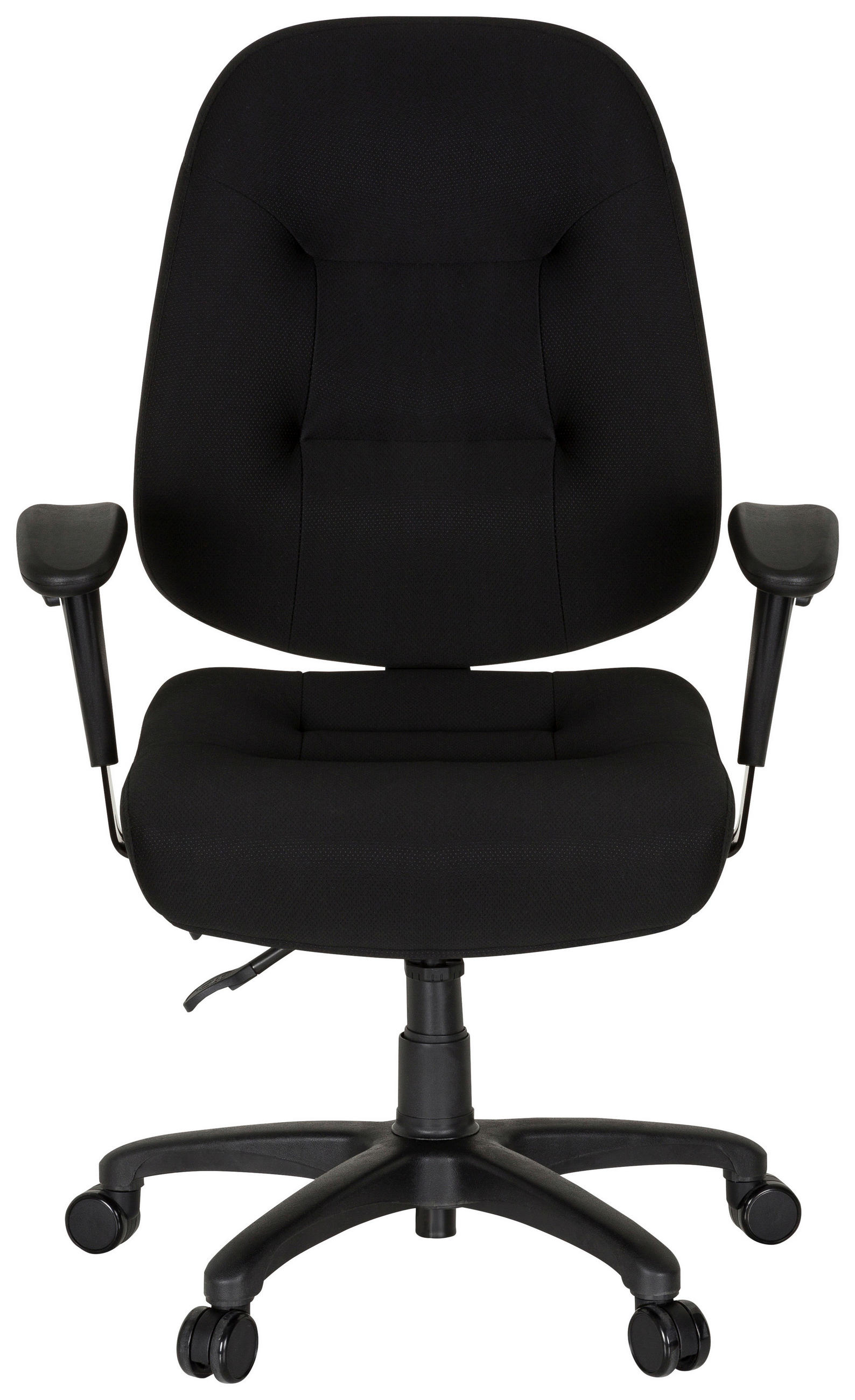 DREHSTUHL Flachgewebe Schwarz  - Schwarz, Basics, Kunststoff/Textil (76/119/69cm) - MID.YOU