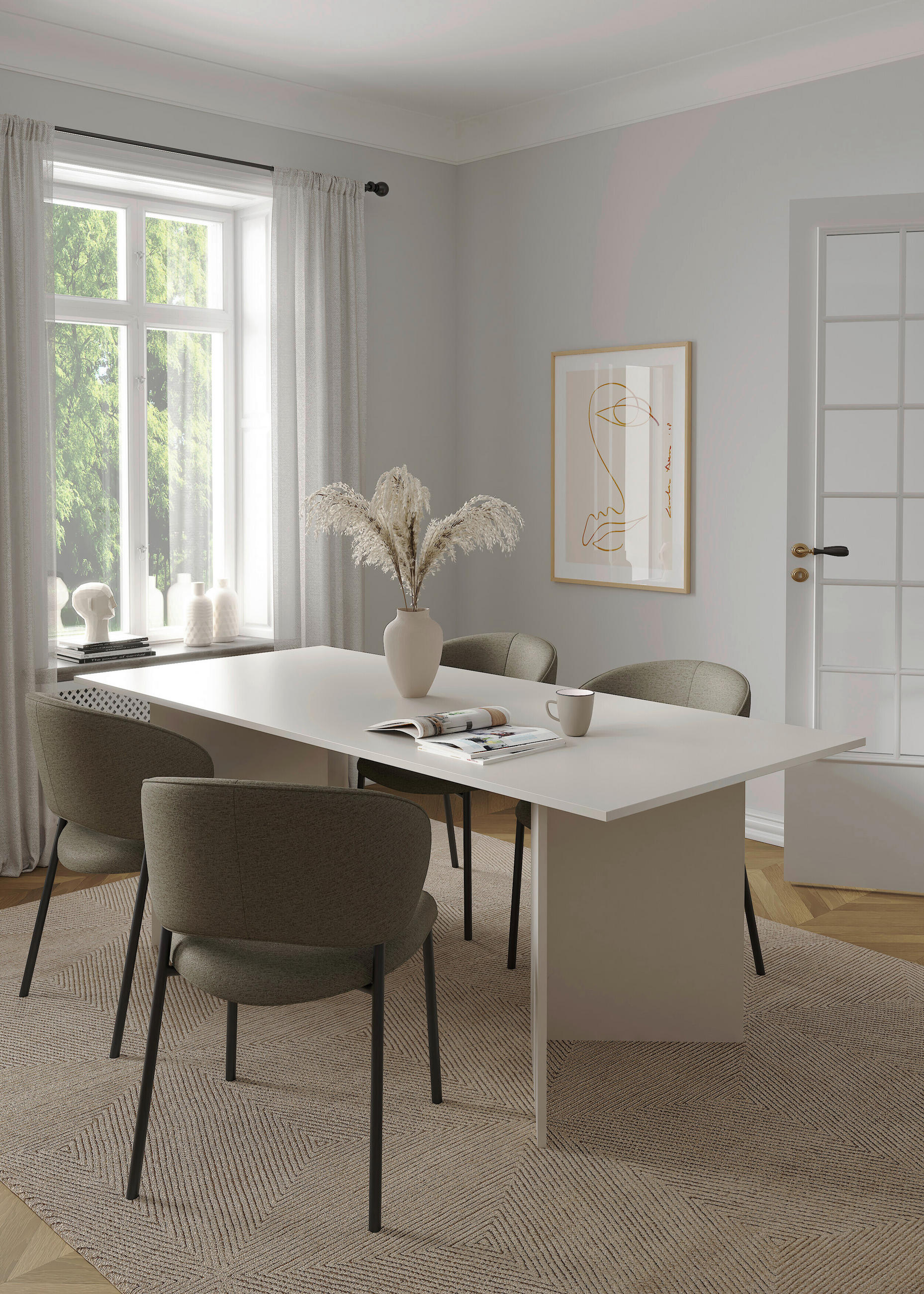 ESSTISCH in Holz 200/90/76 cm   - Kaschmir, MODERN, Holz (200/90/76cm) - MID.YOU