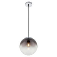 HÄNGELEUCHTE 20/120 cm   - Chromfarben, KONVENTIONELL, Glas/Metall (20/120cm)