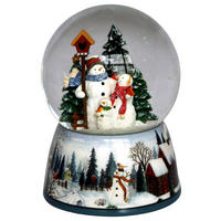 SCHNEEKUGEL - Multicolor, LIFESTYLE, Glas/Keramik (10/10/14,5cm)