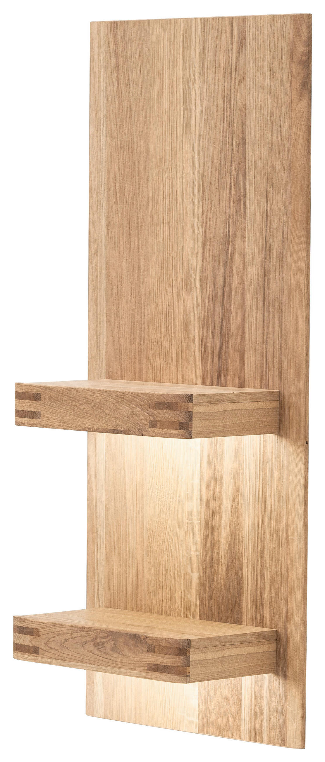 WANDREGAL 50/115/25 cm  - Eichefarben, Design, Holz/Holzwerkstoff (50/115/25cm) - Livetastic