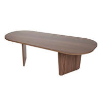 KONFERENČNÝ STOLÍK, farba vlašského orecha, kompozitné drevo, 130/65/40 cm - farba vlašského orecha, Design, kompozitné drevo (130/65/40cm) - MID.YOU
