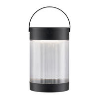 SOLARLEUCHTE 14/22 cm  - Schwarz, Trend, Kunststoff (14/22cm) - Nordlux