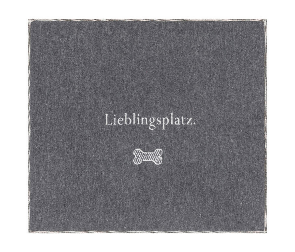 HAUSTIERMATTE - Anthrazit, Basics, Textil (70/80cm) - David Fussenegger