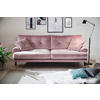 3-SITZER-SOFA TOKIO-3S SOFA Samt Flieder  - Flieder, MODERN, Textil (220/89/100cm) - MID.YOU