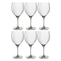 GLÄSERSET Poesia 6-teilig  - Grau, Trend, Glas (750ml) - Leonardo