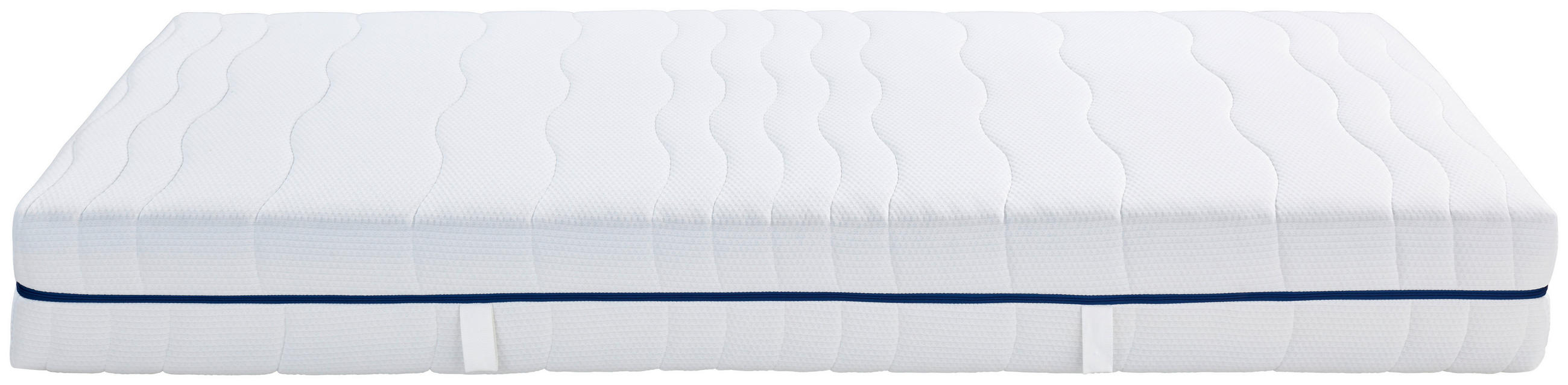 TASCHENFEDERKERNMATRATZE 90/200 cm Höhe ca. 22 cm  - Weiß, Basics, Textil/Metall (90/200cm) - Livetastic