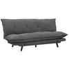 SCHLAFSOFA Webstoff Dunkelgrau  - Dunkelgrau/Schwarz, Design, Holz/Textil (196/83/82cm) - Ti'me