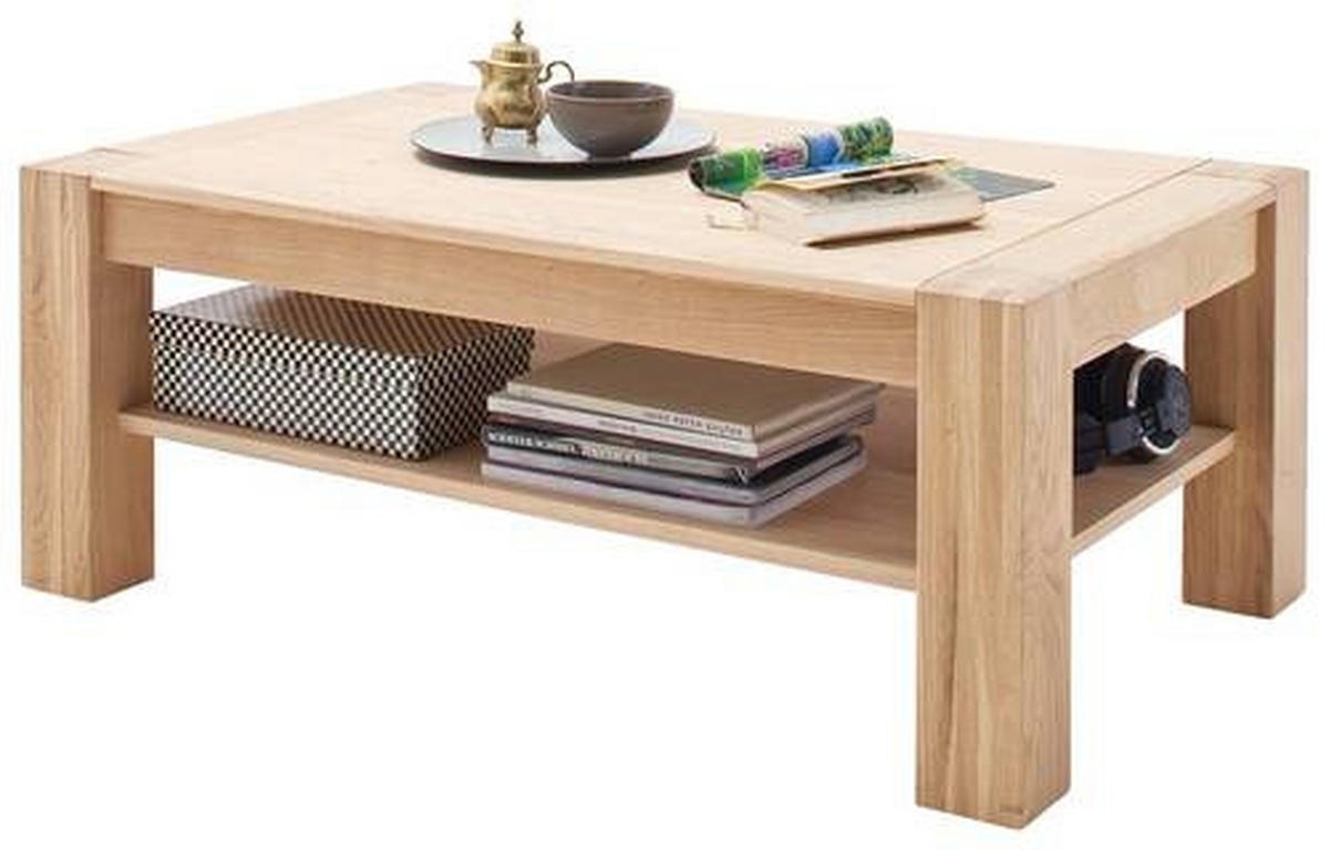 COUCHTISCH in Holz, Holzwerkstoff 115/70/45 cm  - Eichefarben, Design, Holz/Holzwerkstoff (115/70/45cm) - Livetastic