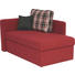 LIEGE in Rot Textil - Rot/Schwarz, Design, Kunststoff/Textil (142/90/87cm) - NOVEL