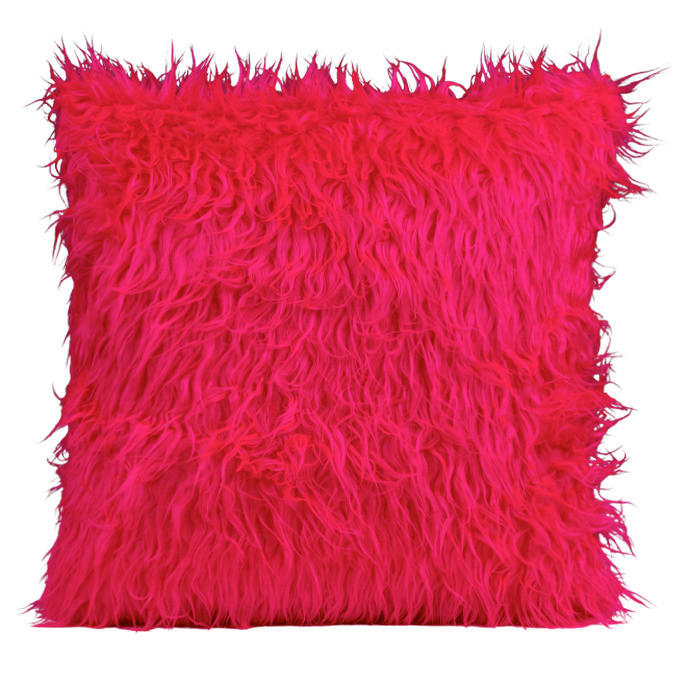 FELLKISSENBEZUG 48/48 cm  - Pink, Basics, Textil (48/48cm) - Novel