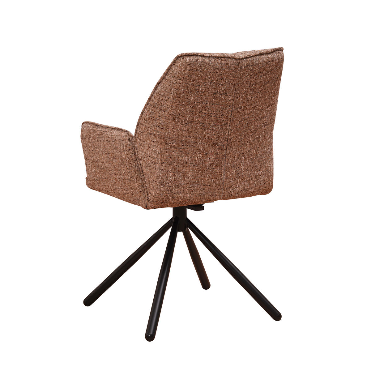 SADA STOLIČIEK S PODRÚČKAMI 2 kus - čierna/béžová, Modern, kov/textil (57,5/92/52cm) - MID.YOU