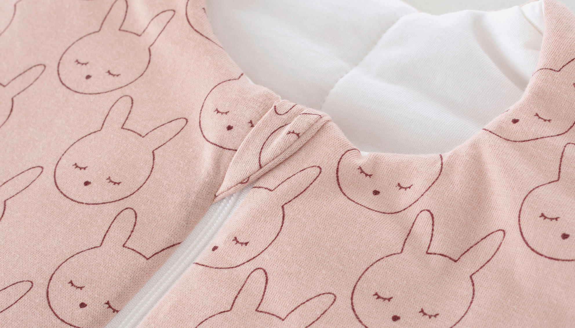 BABYSCHLAFSACK Kuschelhase Beige      - Beige/Altrosa, Basics, Textil (110cm) - Träumeland