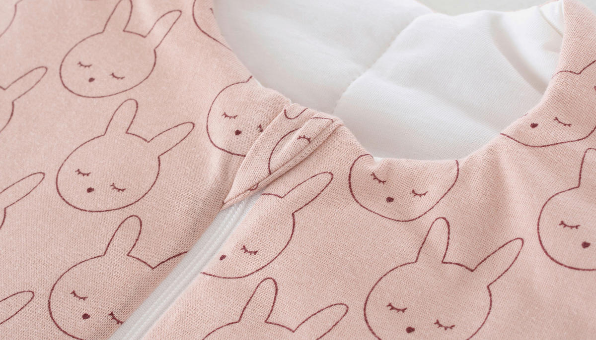 BABYSCHLAFSACK Kuschelhase Beige    92   - Beige/Altrosa, Basics, Textil (92null) - Träumeland