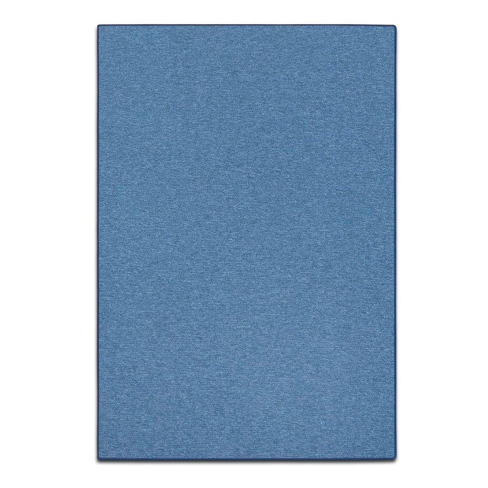 WEBTEPPICH Wohnzimmer 80/150 cm London Blau rechteckig  - Blau, Basics, Kunststoff/Textil (80/150cm) - Floordirekt
