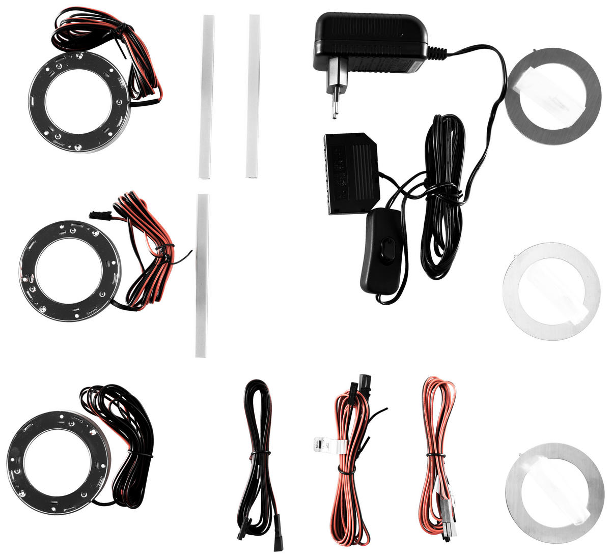 BELYSNING FÖR HYLLPLAN I SET 8/1/8 cm   - Design, metall/plast (8/1/8cm) - MID.YOU