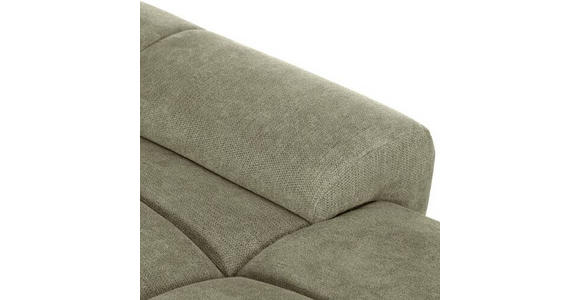 ECKSOFA in Flachgewebe Grün  - Dunkelgrün/Schwarz, KONVENTIONELL, Textil/Metall (291/175cm) - Carryhome