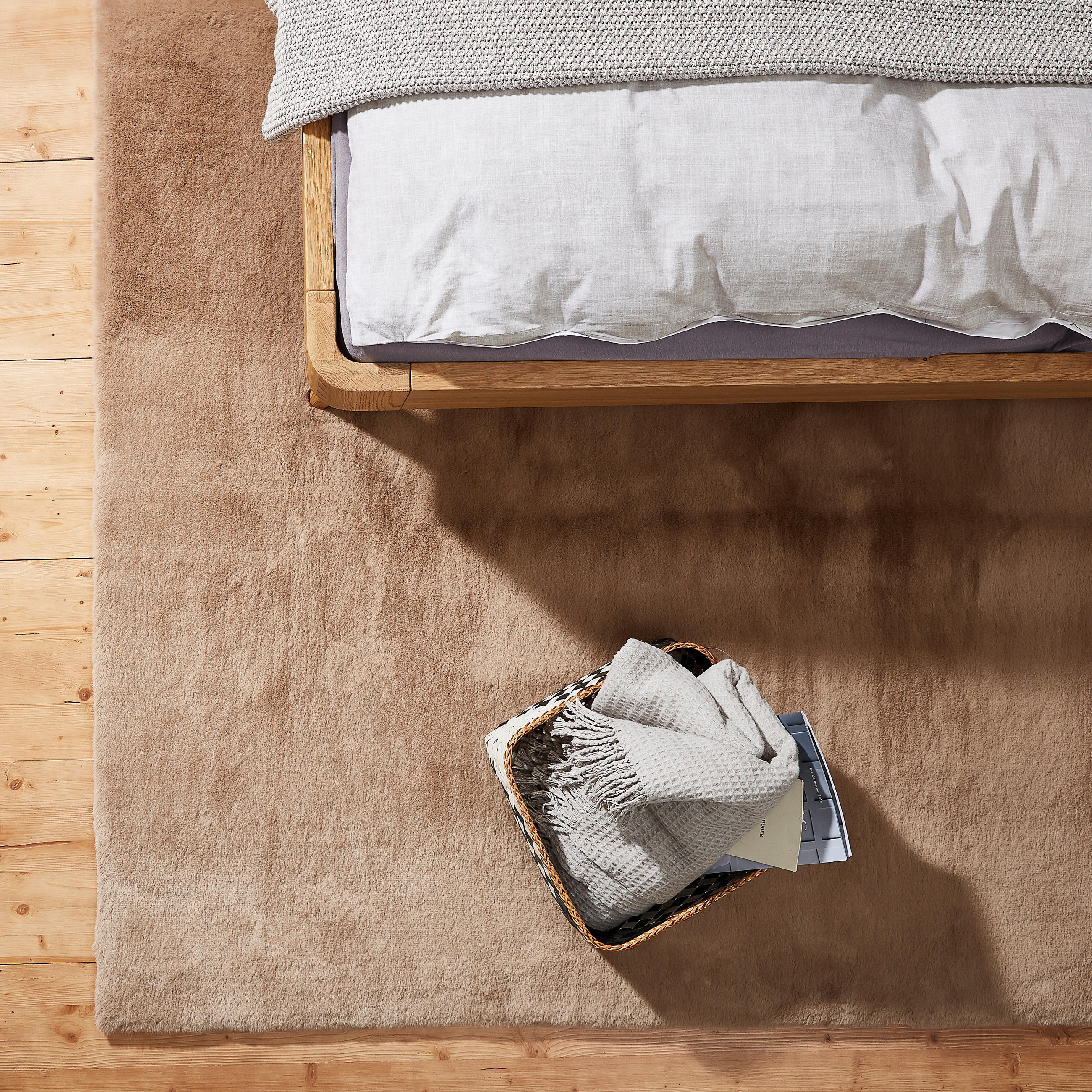 HOCHFLORTEPPICH 160/230 cm Luna Taupe  - Taupe, KONVENTIONELL, Textil (160/230cm) - Novel