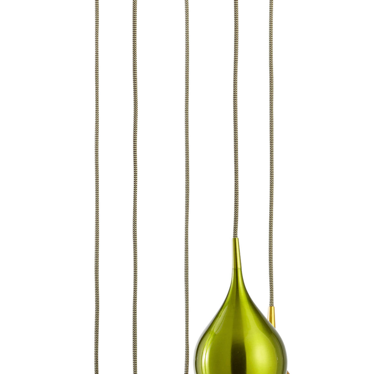 VISEČA NIHALNA SVETILKA  Vibrant      30/160 cm      E14 - rumena/zelena, Design, kovina (30/160cm)