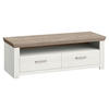 LOWBOARD  in 139,7/46,6/51,2 cm  - Eichefarben/Weiß, Design, Holzwerkstoff/Metall (139,7/46,6/51,2cm) - SetOne by Musterring