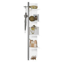 REGAL  40/195/41 cm Weiss  - Weiss, Konventionell, Holzwerkstoff/Metall (40/195/41cm) - Moderano