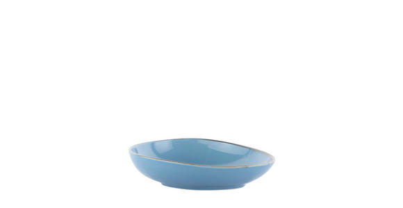 GOURMETTELLER AQUA AZZURRO   23/19,5 cm  - Blau, Trend, Keramik (23/19,5cm) - Novel