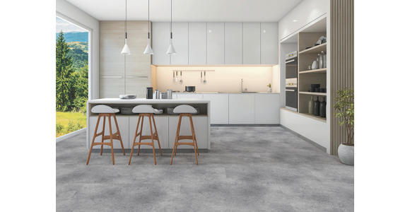 VINYLBODEN  per  m² - Grau, Design, Kunststoff (620/45/0,57cm) - Venda