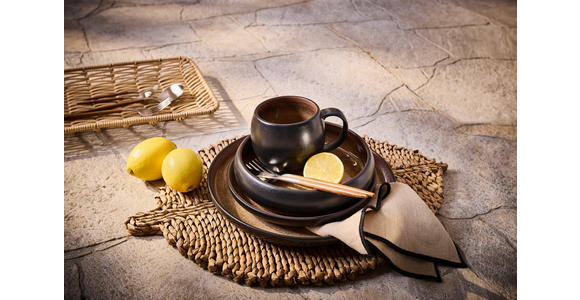 KOMBISERVICE FARO 16-teilig  - Braun, Design, Keramik - Novel