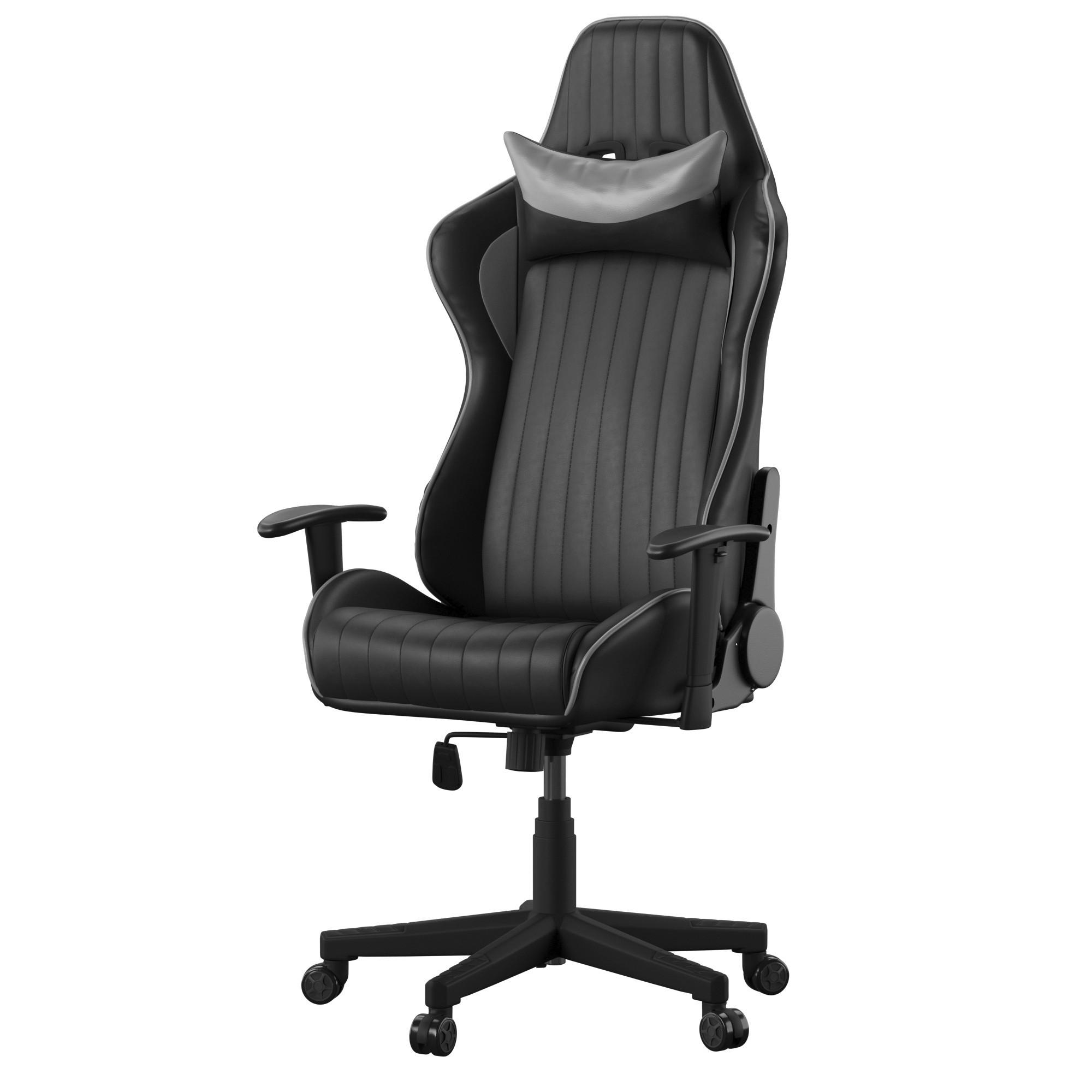 DREHSTUHL Grau, Schwarz  - Schwarz/Grau, Design, Kunststoff/Metall (70/135/111cm) - MID.YOU
