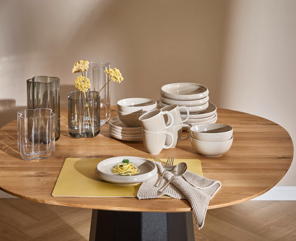 KOMBISERVICE Beige Canju 20-teilig 4 Personen  - Beige, LIFESTYLE, Keramik - Blomus